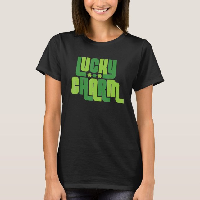 T-shirt Lucky Charm Classic Jour de la Saint Patrick Vinta (Devant)