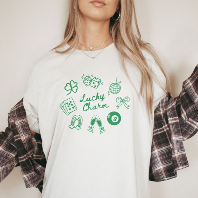T-shirt Lucky Charm Jour de la Saint Patrick Lucky Clover (Créateur téléchargé)