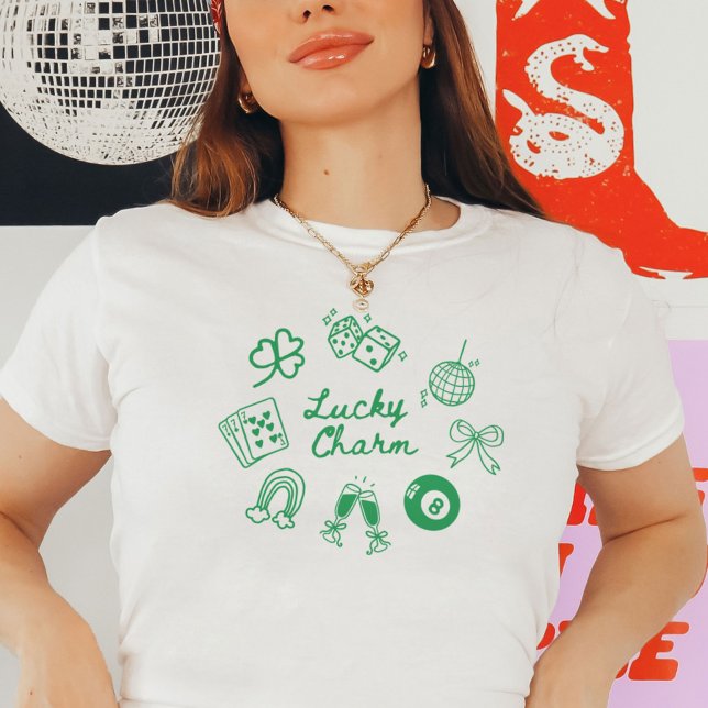 T-shirt Lucky Charm Jour de la Saint Patrick Lucky Clover (Créateur téléchargé)