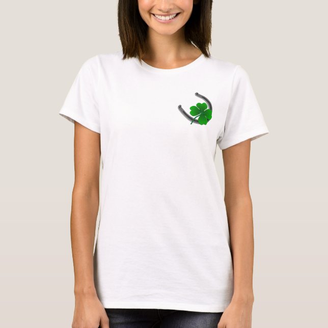 T-shirt Lucky Charm Shirt Good Luck Golf Shirts Personnali (Devant)