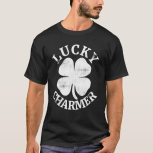 T-shirt Lucky Charmer Funny St Patrick's Day Boy Kids Gir