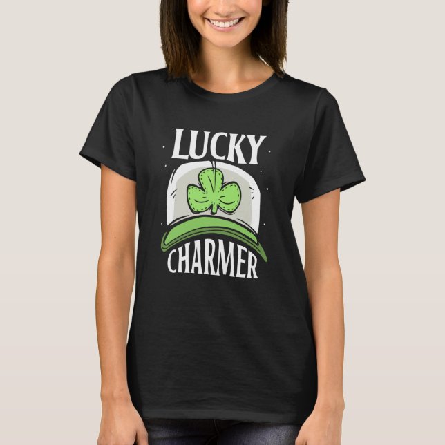 T-shirt Lucky Charmer Team St Patricks Day Irish Ireland G (Devant)