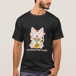 T-shirt Lucky Chat Bonne Fortune Maneki Neko