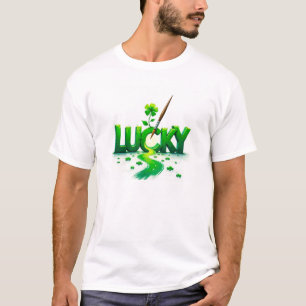 T-shirt Lucky Clover Design pour la St. Patrick's Day