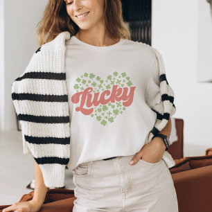 T-shirt Lucky Clover Heart St. Patrick's Day