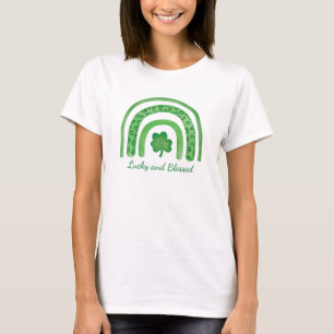 T-shirt Lucky Et Béni Jour de la Saint Patrick-Irlandais-S