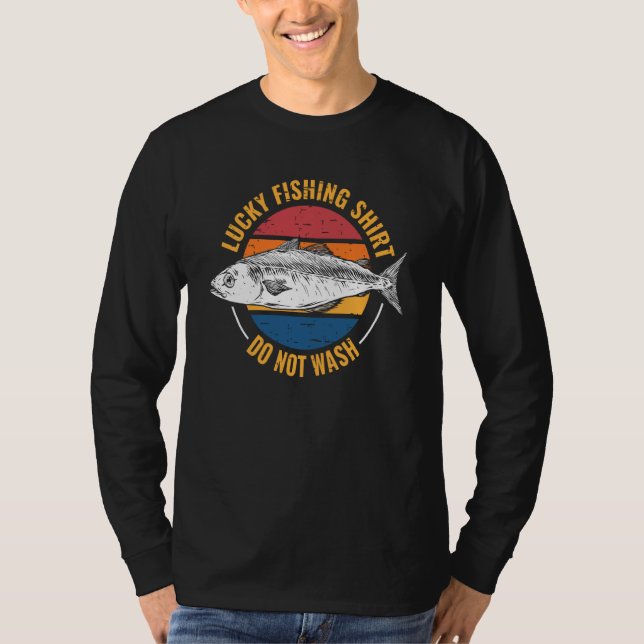 T-shirt Lucky Fishing for Fish Hunter and Fisherman  6 (Devant)