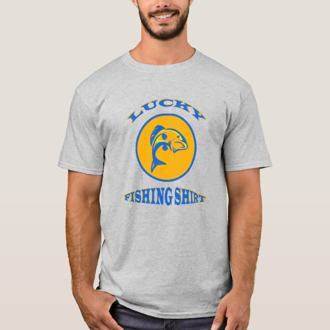 T-shirt Lucky Fishing Luck (Devant)