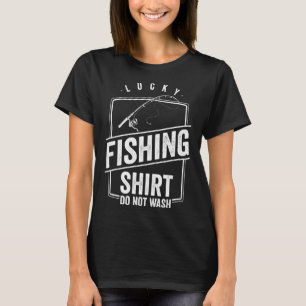 T-shirt Lucky Fishing Outfit for Fishing Husband Fisherma