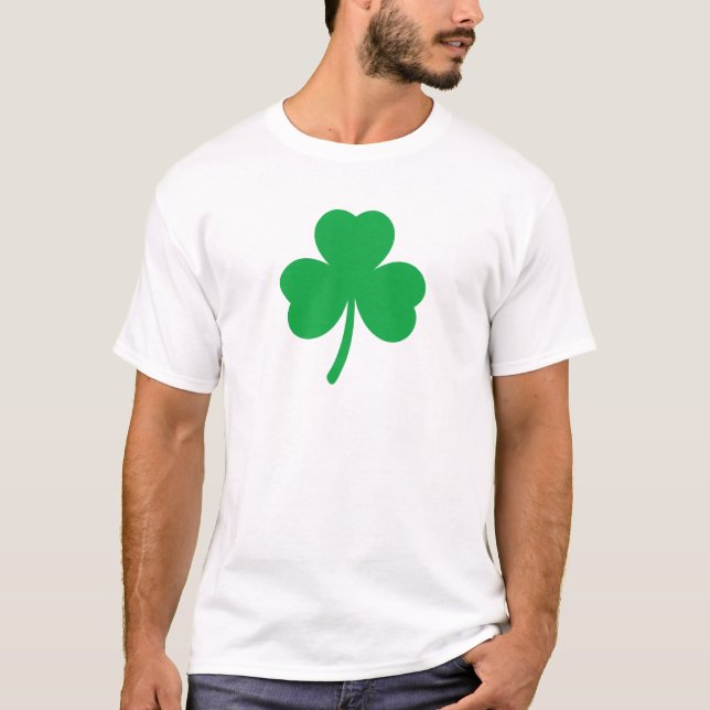 T-shirt Lucky Four Leaf Clover Unisex Tee femme homme (Devant)