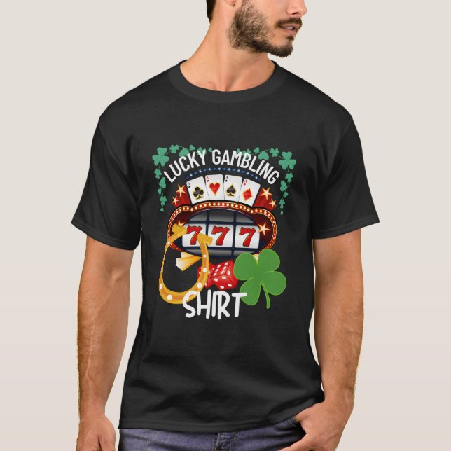 T-shirt Lucky Gambling Casino (Devant)