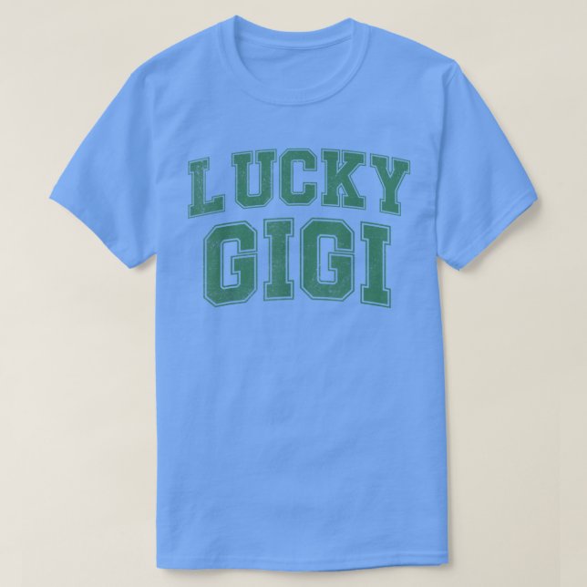T-shirt Lucky Gigi Jour de la Saint Patrick de vie Famille (Design devant)