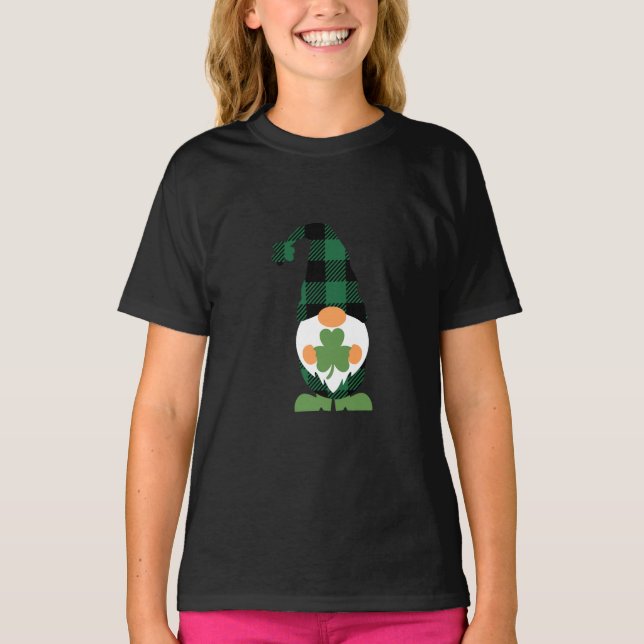 T-shirt Lucky Gnome St. Patrick’s Day (Devant)