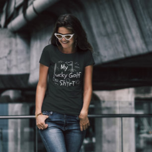 T-shirt Lucky Golf Shirt Doodle