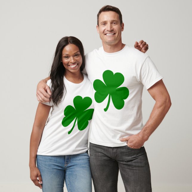 T-shirt Lucky Green St Patrick's Day Shamrock (Unisexe)