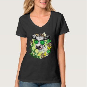 T-shirt Lucky Heifer St Patrick S Day Vestige de vache Sun