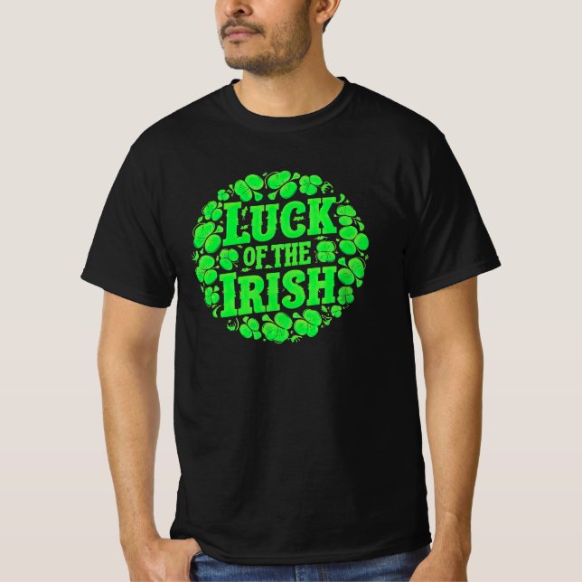 T-shirt Lucky Irish Clovers (Devant)