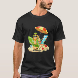 T-shirt Lucky Irish Leprechaun Hawaiian Surfing St Patrick