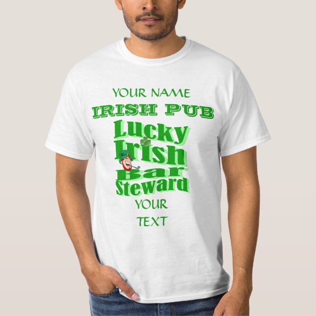 T-shirt Lucky Irish St Patrick's (Devant)