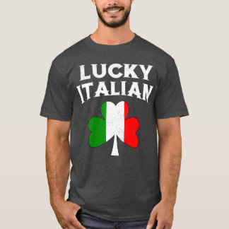 T-shirt Lucky Italie Jour de la Saint Patrick Italienne