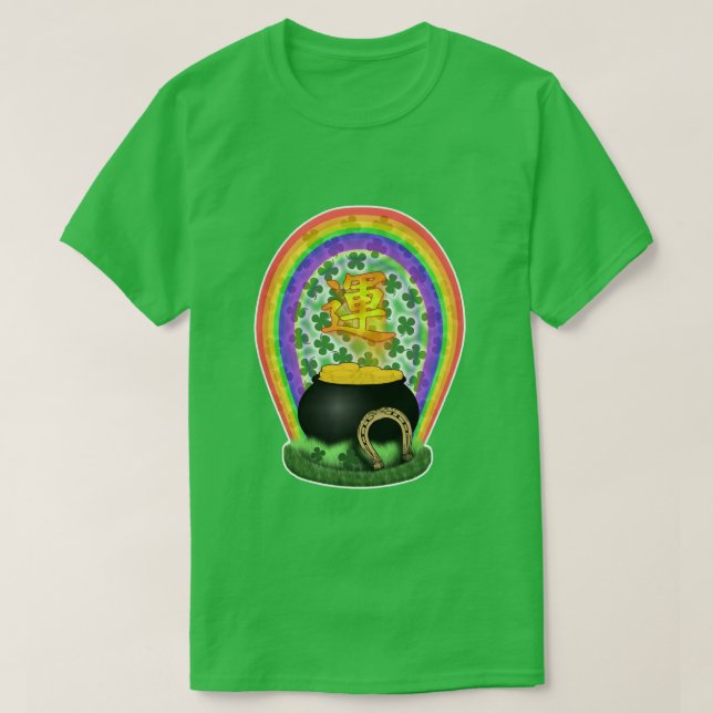 T-shirt Lucky Jour de la Saint Patrick (Design devant)