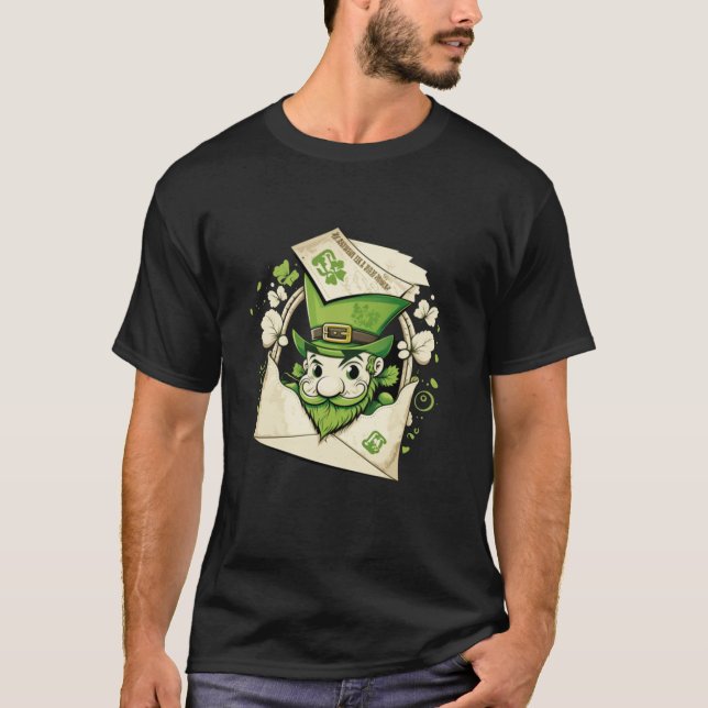 T-shirt Lucky Jour de la Saint Patrick (Devant)