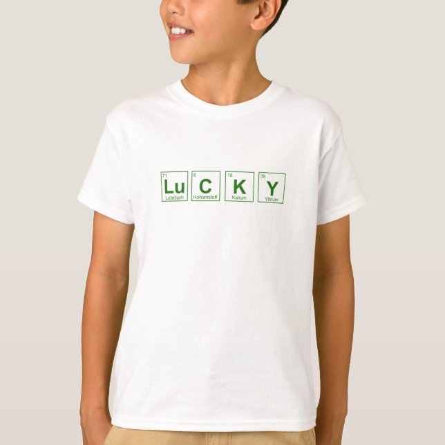 T-shirt Lucky Jour de la Saint Patrick Happy Green Items (Devant)