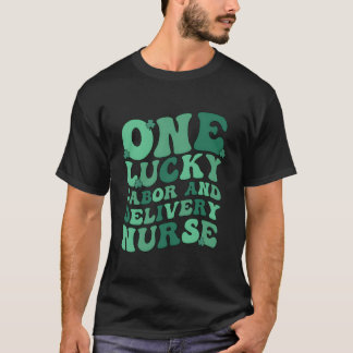 T-shirt Lucky Labor And Delivery Nurse St Patrick'S Day Ld