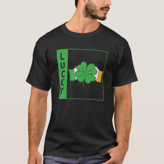 T-shirt Lucky Leprechaun Irlandais Clover St Patrick's Day