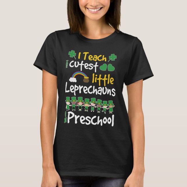 T-shirt Lucky Leprechauns St Patricks Day Preschool Teache (Devant)