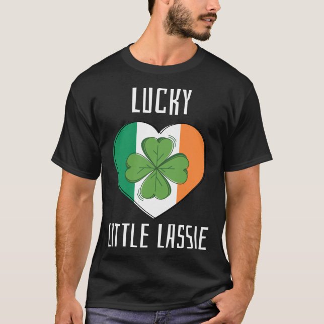 T-shirt Lucky Little Lassie Teacher St Patrick's Day Party (Devant)