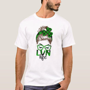 T-shirt Lucky Lvn Jour de la Saint Patrick irlandais Shamr