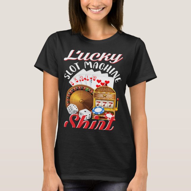 T-shirt Lucky Machine Casino (Devant)