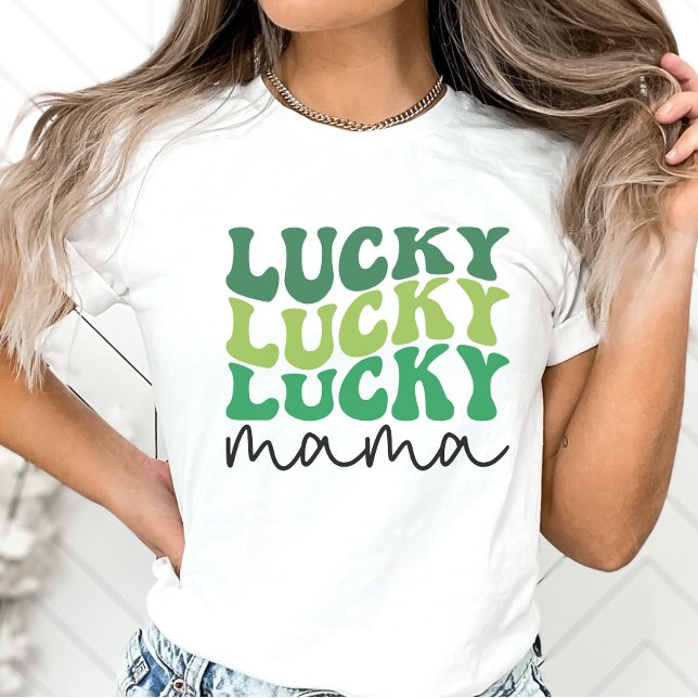 T-shirt Lucky Mama Retro St. Patrick's Day (Créateur téléchargé)