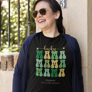 T-shirt Lucky Mama St. Patrick's Day Nom de la maman et de