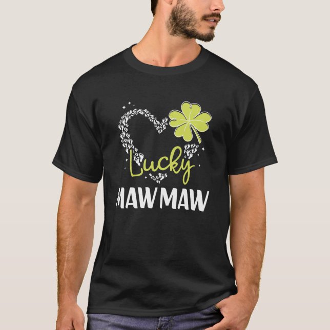 T-shirt Lucky Mawmaw St Patricks Day womens (Devant)
