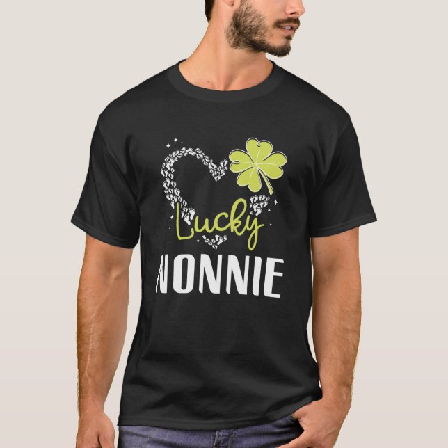 T-shirt Lucky Nonnie St Patricks Day womens (Devant)