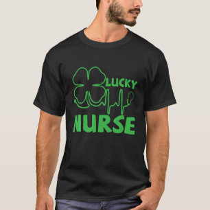 T-shirt Lucky Nurse Four Leaf Clover L'Espoir En Infirmièr