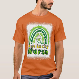 T-shirt Lucky Nurse Lucky Rainbow Shamrock St patrick