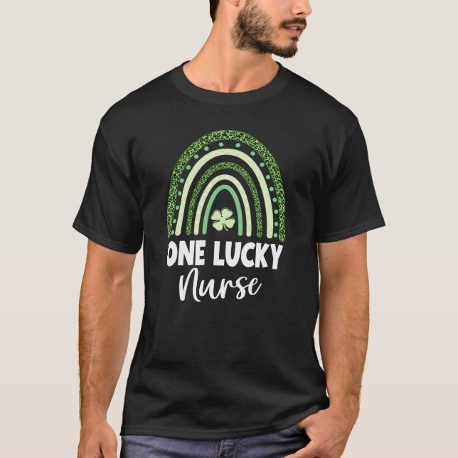 T-shirt Lucky Nurse St Patrick's Day (Devant)