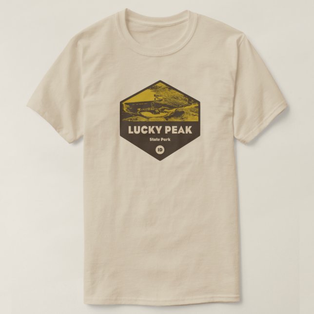 T-shirt Lucky Peak State Park Idaho (Design devant)