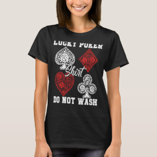 T-shirt Lucky Poker Card Joueur Casino Jeu