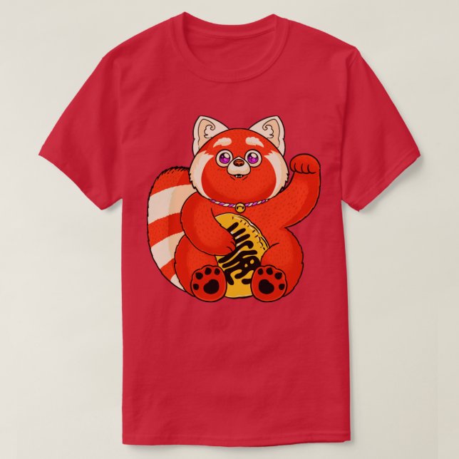 T-shirt Lucky Red Panda (Design devant)