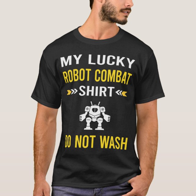T-shirt Lucky Robot de Chemise Robots de combat (Devant)