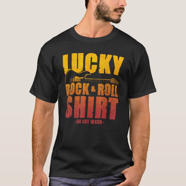 T-shirt Lucky Rock Et Roll (Devant)