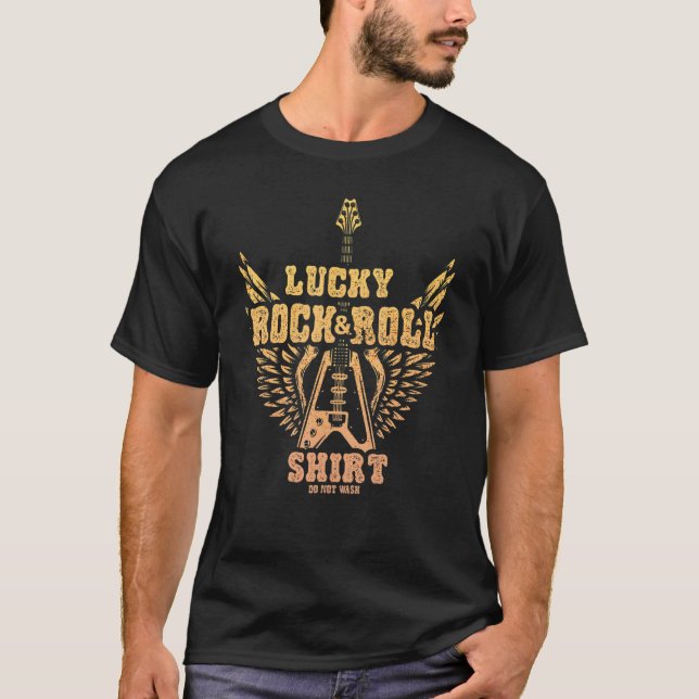 T-shirt Lucky Rock Et Roll 4 (Devant)