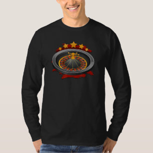 T-shirt Lucky Roulette Roulette Roulette Jeu Roulette Cas