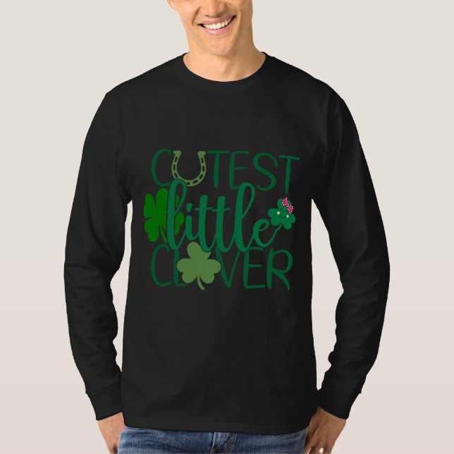 T-shirt Lucky Saurus Rex - Dinosaure de la Saint Patrick (Devant)