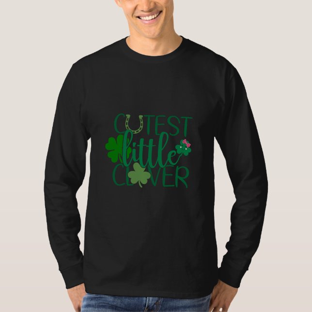 T-shirt Lucky Saurus Rex - Dinosaure de la Saint Patrick (Devant)