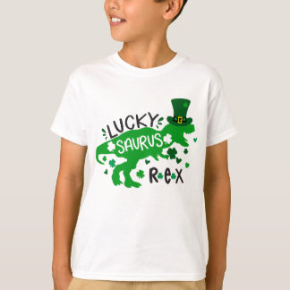 T-shirt Lucky Saurus St. Patrick Boy